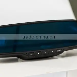 Dual Lens Car Dvr Full hd 1080P Car Camera With 5 INCH Rearview Mirror thumbnail-2