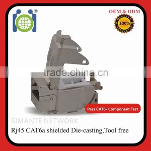 RJ 45 Keystone Jack Modul Cat.6a FTP 500 Mhz 10Gbit Vollgeschirmt thumbnail-2