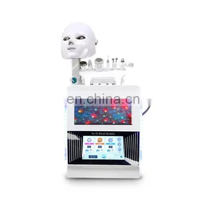 8 IN 1 Hydrogen Oxygen Small Bubble Instrument Facial Clean Oxygen Injection Wrinkle Removal Beauty Machine With Skin Testing thumbnail-5