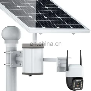 HD 2MP 20X ZOOM Security IP Camera Wireless 3G 4G SIM Card Outdoor PTZ CCTV Surveillance Cam 60W 40A Battery Solar Panel CamHi thumbnail-1