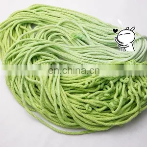 Wholesale Wall Decorative Colored Cotton Rope Diy Handmade Gradient Cords Macrame Polyester / Cotton,cotton/polyester 3mm Spun thumbnail-4