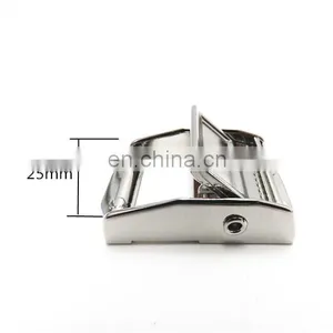 Hot Selling Safty 25mm Duty Metal Black Ratchet Trimming Cam Lock Buckle For Bag thumbnail-1