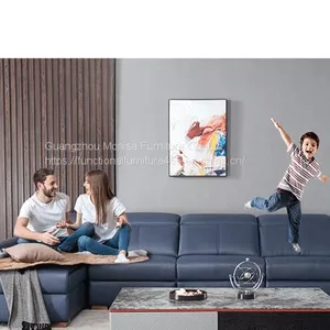 Corner Sofa Combination Italian Simple Sofa Multifunctional Leather Art Living Room Space Electric Leather Sofa Cabin thumbnail-3