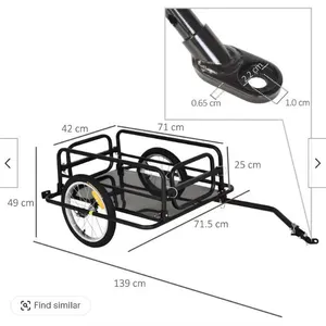 Bicycle Trailer, Bicycle Trailer, Cargo Vehicle thumbnail-5