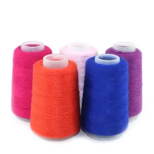 Fabric Yarn Knitting Blended Wool Yarn Acrylic Nylon Wool Blended Polyester Cotton Hammock Yarn For Sale thumbnail-3