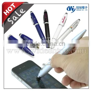Multi Function Pen Drive , Capacitive Stylus With Laser Pointer Led Light USB Drive , Best Selling 2014 thumbnail-2