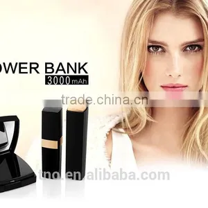 Best Selling Products Lipstick Power Bank 3000mah Charger Universal Portable Phone Charger thumbnail-5
