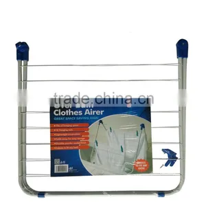 High Quality Indoor PP Coated Steel Cloth Dryer Stand Foldable Hanging Laundry Airer Folding Table Clothes Dryer thumbnail-1
