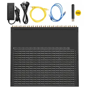 SK32-512 Ports Enough SMS Gateway 2G M26 Bulk Sms Multi Slots Modem 32 Ports 512 Sims Change IMEI SImbox Terminal Sms Gateway thumbnail-3