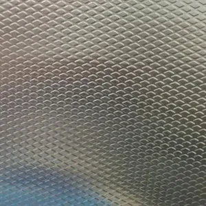 Rhombus Pattern Embossed Aluminum Sheet for Refrigerator, Freezer, Interior Decoration, Roofing, Ceiling, and More thumbnail-1