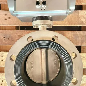 Jintaike Advantageously Supplies Stainless Steel 304 Pneumatic Flange Butterfly Valve D641x-10/16p, Compatible With Triplet thumbnail-2