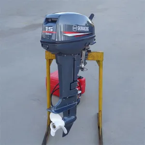 Small Gasoline Yamaha-style 2-stroke Rear-steering Marine Outboard Motor thumbnail-4