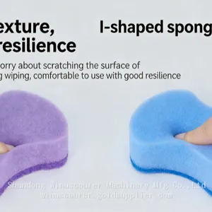 Scrub Sponge Double Sided Dishwashing Sponge for Cookware thumbnail-3