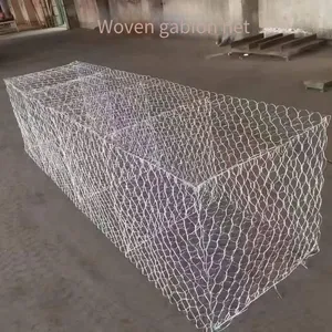 Galvanized Iron Wire Mesh Cages for Water Conservancy Projects, Hot-dip Galvanized 100*120 Iron Wire Mesh Cages for Riverbank Protection and Canal Reinforcement, Lianqi Net Industry thumbnail-2