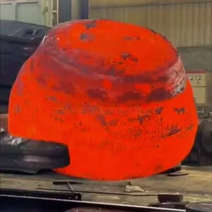 Forged Head Open-Die Forgings, Custom Elliptical/Dished Head Forged Blanks for Pressure Vessels & Boilers, Professional Forging Manufacturer thumbnail-2