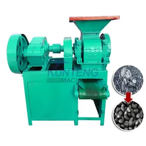 Manganese Ore Dry Powder Ball Making Machinery Briquettes Charcoal Machines Top Quality Charcoal Ball Press Machine EPC thumbnail-1