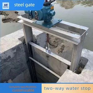 Channel Cast Iron Gate, Water Stop Gate for Large Rivers, Sewage Treatment and Water Conservancy thumbnail-5
