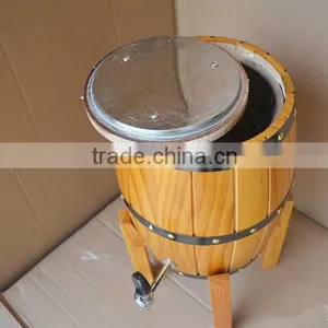 High Quality Keg Type Wooden Beer Dispenser Stainless Steel Inside With Tap Quality Choice thumbnail-2