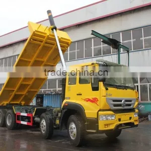 Sinotruk Howo Flat Bed Dump Truck 8*4 Made in China thumbnail-1