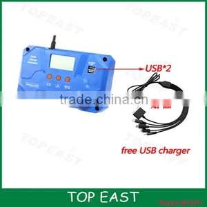 12V 24v 10A20A30A Solar Power System Solar Charge Regulator thumbnail-4