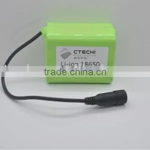 7.4V Li-ion 18650 Rechargeable Battery Packs With PCM thumbnail-1