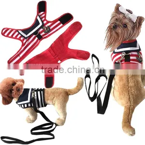 Sailor Thoracic Dorsal Stripe Dogs Chest Belt Pet Vest Harness thumbnail-1