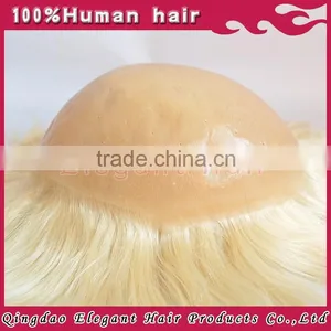 2015 Eleganr Hair New Arrival Unprocessed Virgin European Man Toupee Hair thumbnail-6