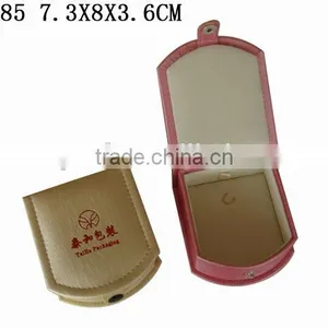P685 Luxury PU Leather Jewellery Pendant Box Packing With Button thumbnail-1