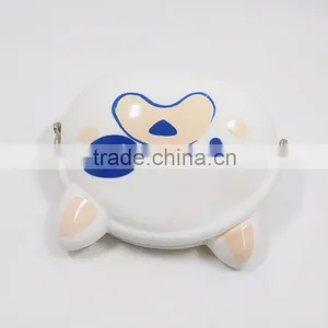 Top Selling Cartoon Style White Wallet Cute Silicone Dog Coin Purse thumbnail-2