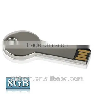 Shenzhen Factory Wholesale Metal Series Mini USB 2.0 Flash Disk With Keychain (8GB) thumbnail-1