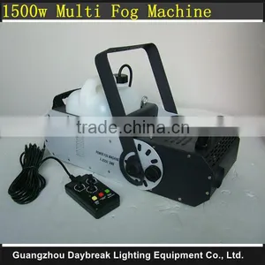 Multi-angular Fog Smoke Machine Horizontal and Vertical Adjustable Stage/DJ 1500w Portable Fogger thumbnail-1