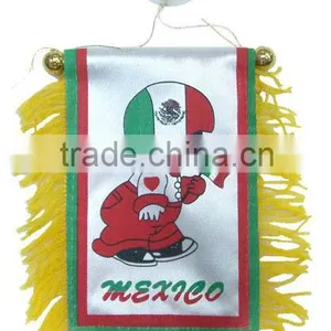 MEXICO Car Flag,fashion Design MEXICO Car Flag,plastic Car Window Flag Pole thumbnail-1
