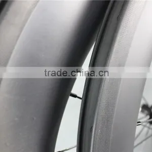 56mm Clincher Bicycle Wheelset 700c Road Bike Wheelset Powerway M71 Wheels Carbon Road Bike Wheelset W56C thumbnail-3