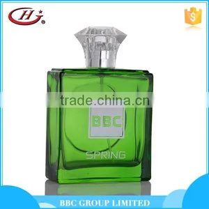 BBC Middle East Series - ME004 OEM Brand Square Green Glass Bottles Natural Custom Perfume thumbnail-1