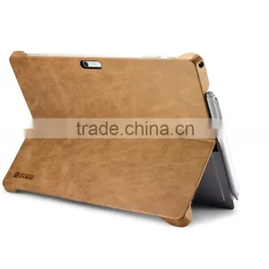 Icarer Luxury Genuine Leather Ultrathin Holder Back Cover for Surface Pro 4 thumbnail-6