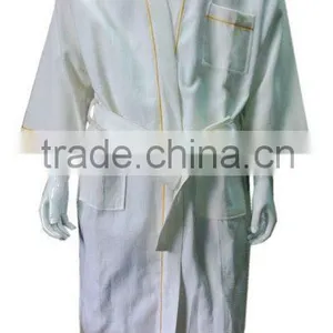 Fashion Cotton Walf Checks Bathrobes thumbnail-1