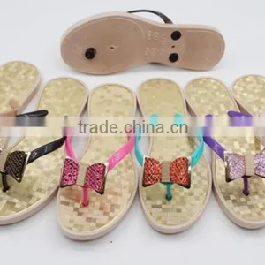 2016 New Sample Latest Fashion Lady Flip Flops PCU Slipper thumbnail-6