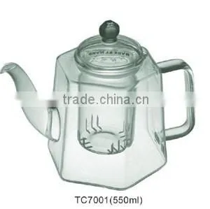 Bright Glass Borosilicate Teapot Infuser thumbnail-1