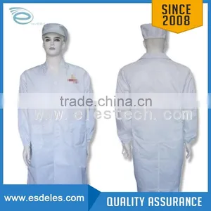 Anti-static Gown With Carry Bag, Blue & White, 5mm Strip thumbnail-1