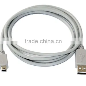 USB Cable 5PIN MINI B TO A USB 2.0 Cable for Camera PSP MP3 Mp4 Mp5 Free Shipping thumbnail-1