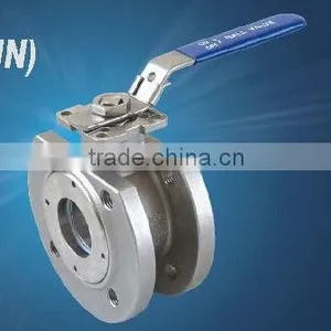 1pc Wafer Flanged Ball Valve(din) Ss316 PN63 FULL PORT thumbnail-1