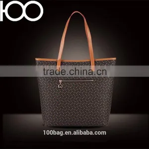 China Good Quality Leather Pu Shoulder Hand Bag Women Walker Tote Bag Quality Choice thumbnail-6