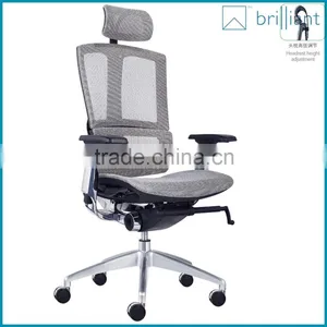 888A Modern Ergonomics High Back Mesh Fabric Office Chair With Aluminum Alloy Five-star Foot Supplier's Choice thumbnail-1