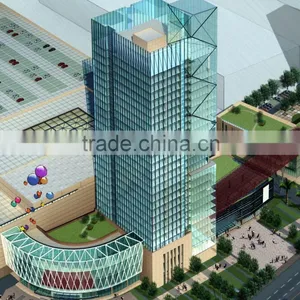 Point-fixing Glass Curtain Wall of Tempered Glass thumbnail-4