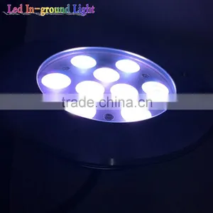 9W Lens Optional IP67 Led Underground Light for Outdoor Landscape Lighting thumbnail-6