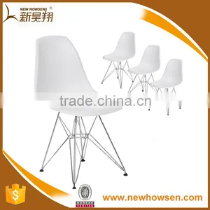 Stackable Plastic Chair White Outdoor Plastic Chair thumbnail-4