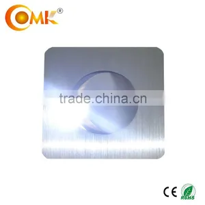 LED White/black/sliver 1w/3w Mini Indoor Wall Lights thumbnail-2