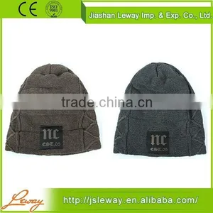 Hot-Selling New Design Winter Plain Beanie Cap thumbnail-1