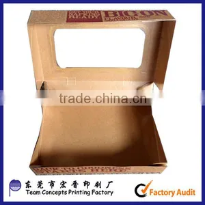 Food Grade Lunch Paper Box With PVC Window From China thumbnail-1