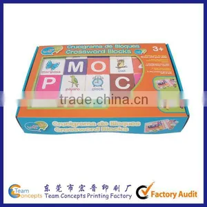 Cardboard Alphabet Blocks Game Puzzle thumbnail-3